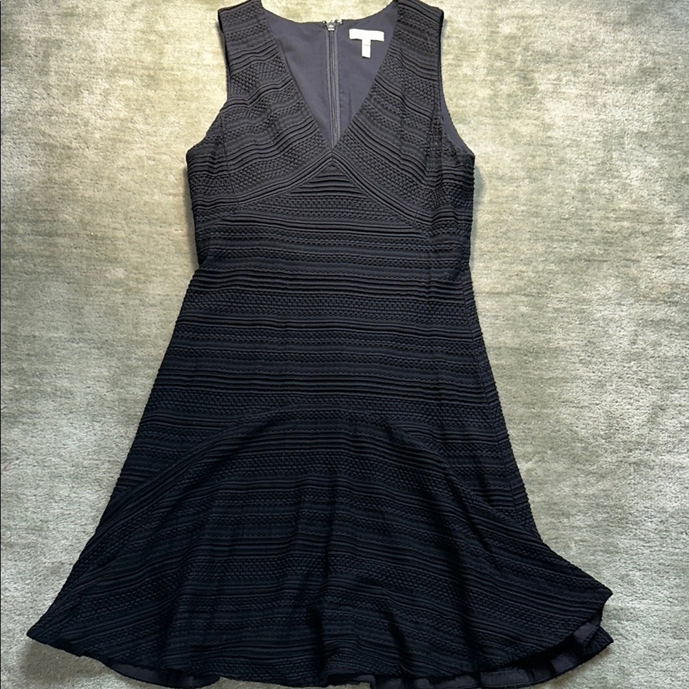 Rebecca Taylor Black Sleeveless Dress